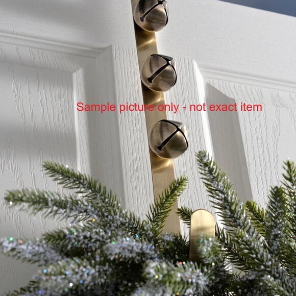 Over-the-Door Wreath Hanger with Bells - Picture 2 of 3